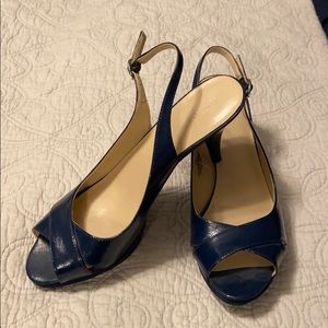 Navy blue Nine West heels